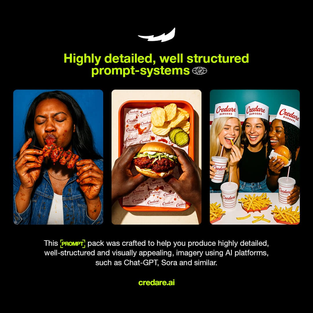 Advanced Prompt Pack: Fast Food Masterclass with Sora Integration